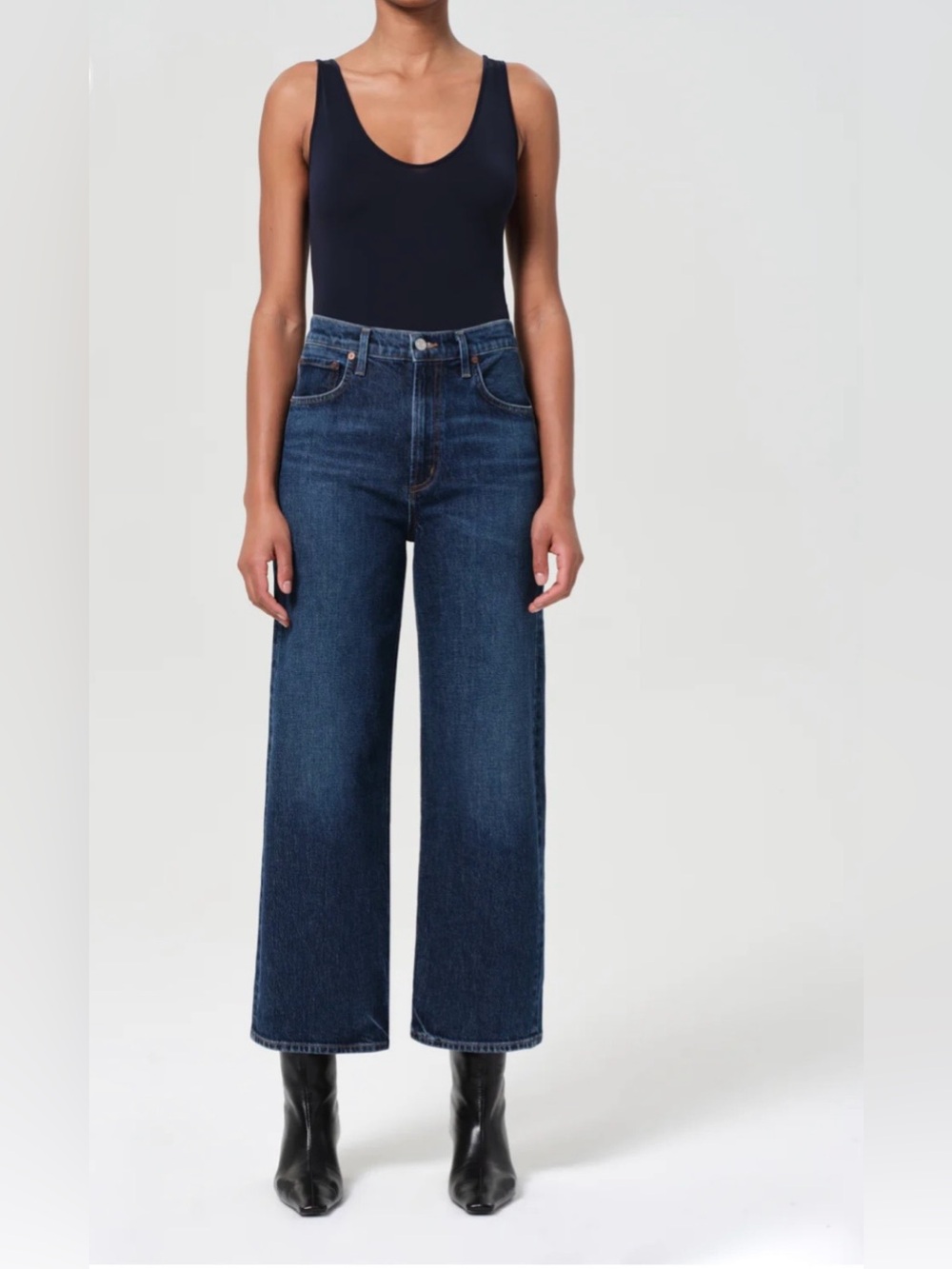 NWT! AGOLDE REN High Rise Wide Leg Jean in Echo size 26